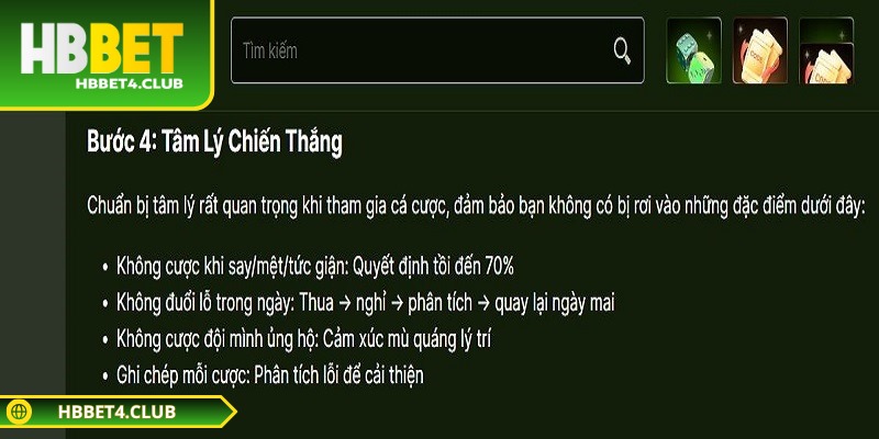Hãy lựa chọn các kèo dễ đọc, phù hợp