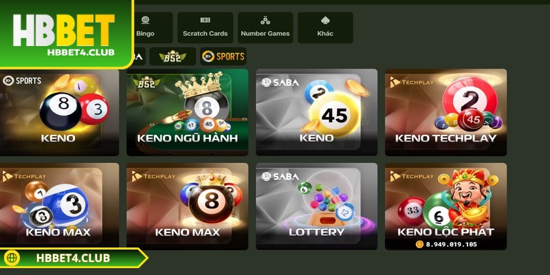 Keno Hbbet là trò dự đoán số dựa trên kết quả quay ngẫu nhiên