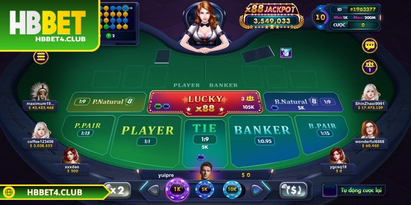 Baccarat luôn nằm trong nhóm trò chơi được nhiều người chú ý